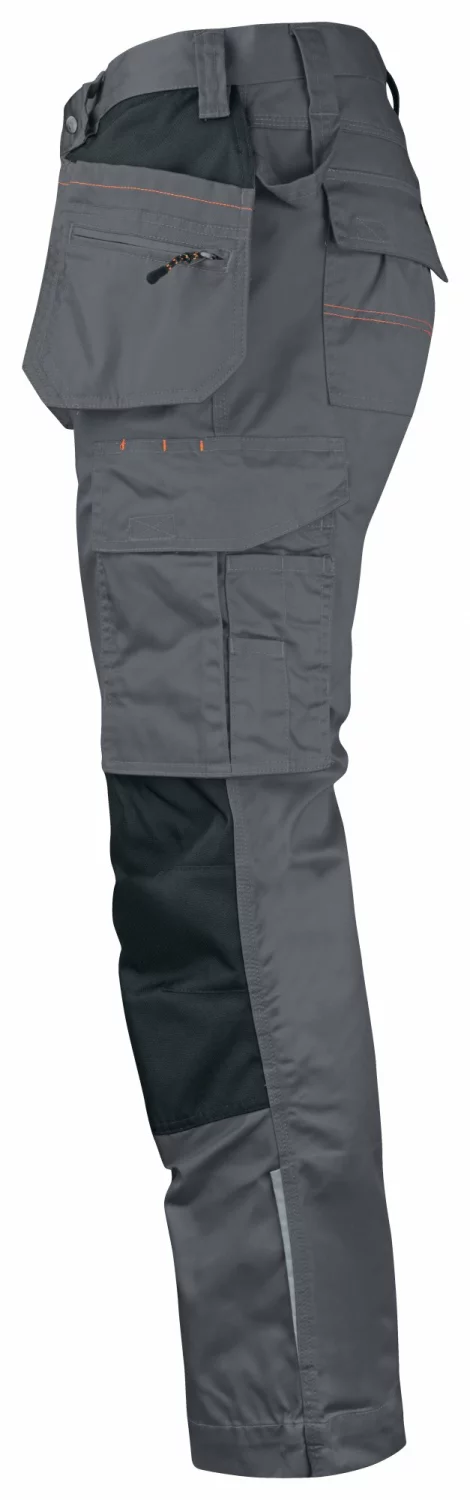 Jobman 2322 Werkbroek Holsterpockets - Grijs / Zwart - Maat 56-image