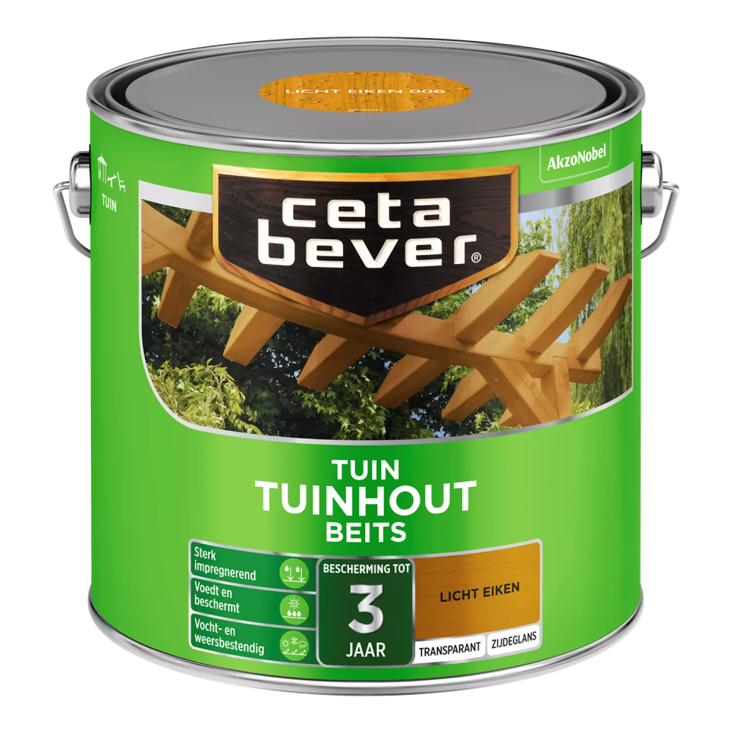 Cetabever Transparante Tuinhout Beits - Licht Eiken - 2,5L-image