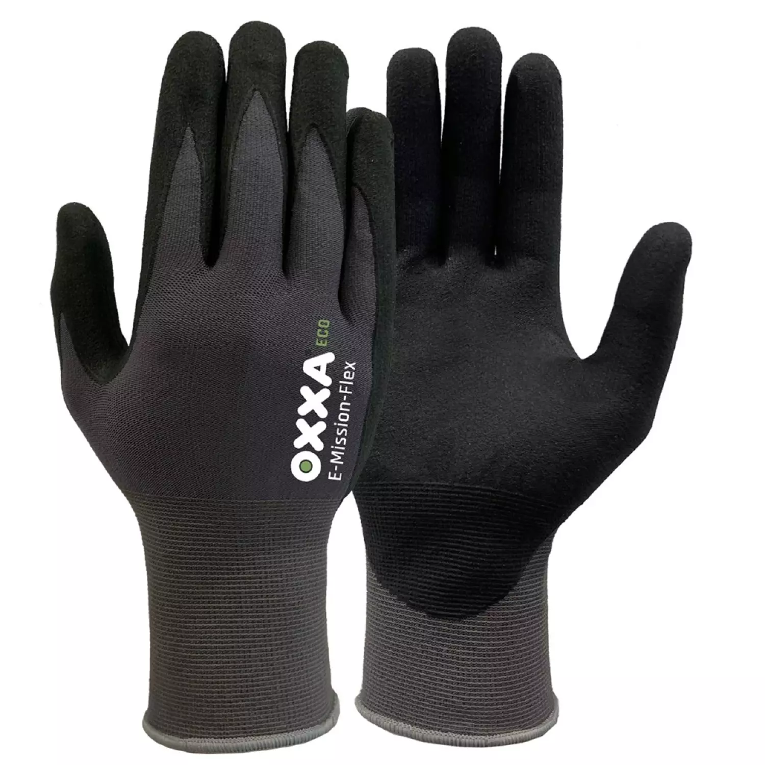 Oxxa 52-200 Gants de travail E-Mission-Flex - Noir/Gris - 8/M-image