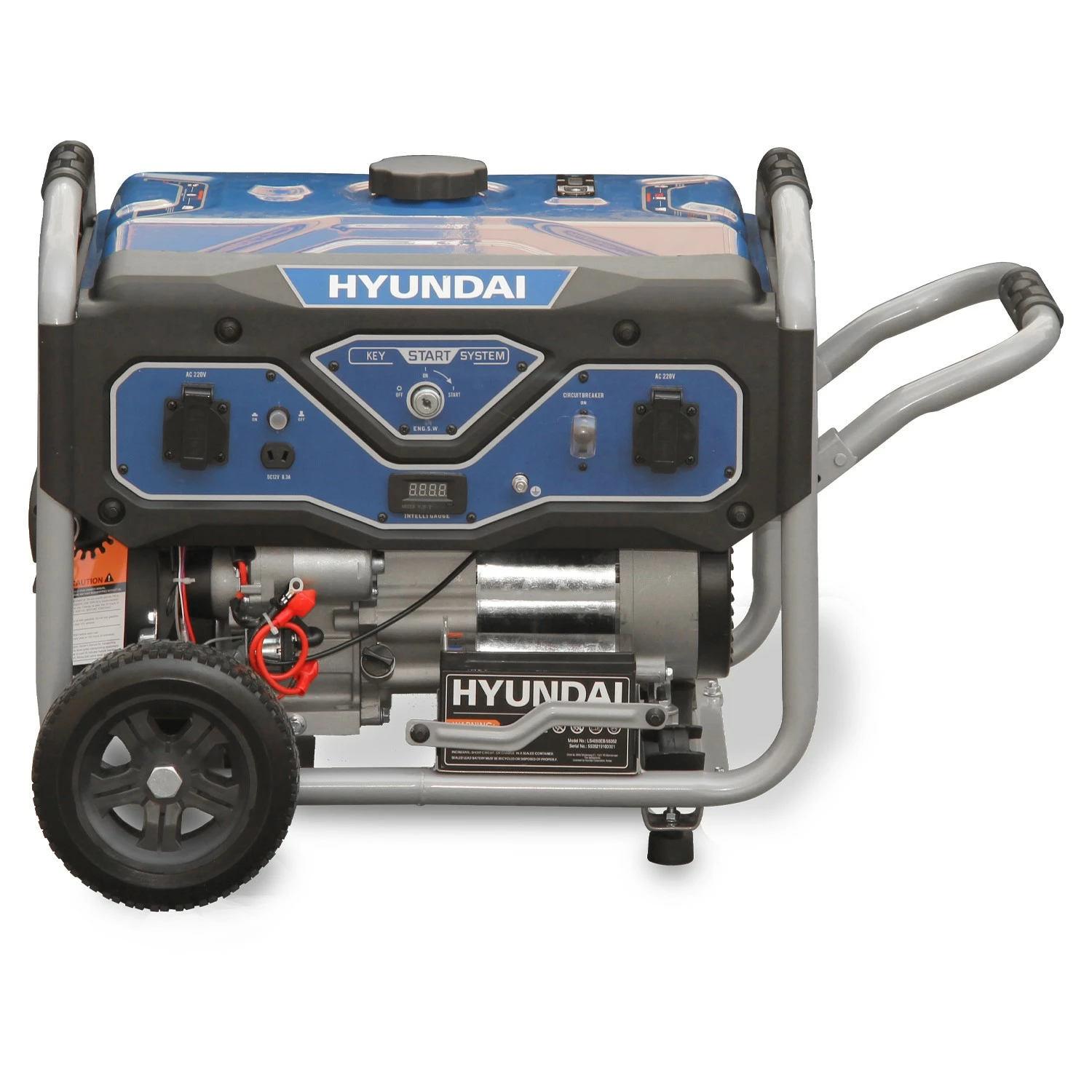 Hyundai LS4050EB Benzine generator met elektrische start - OHV motor - 3000W-image