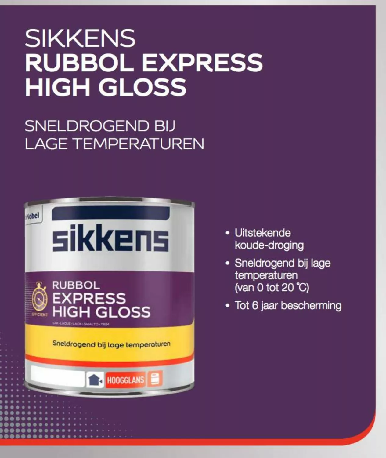 Sikkens Rubbol Express High Gloss - op kleur gemengd - 1L-image
