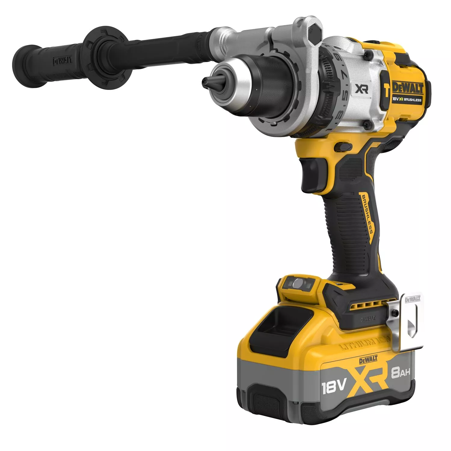 DeWALT DCK2200H2T 18V Li-ion accu klopboor-/schroefmachine (DCD1007) & slagschroevendraaier (DCF860) combiset (2x 5.0Ah accu) in TSTAK-image