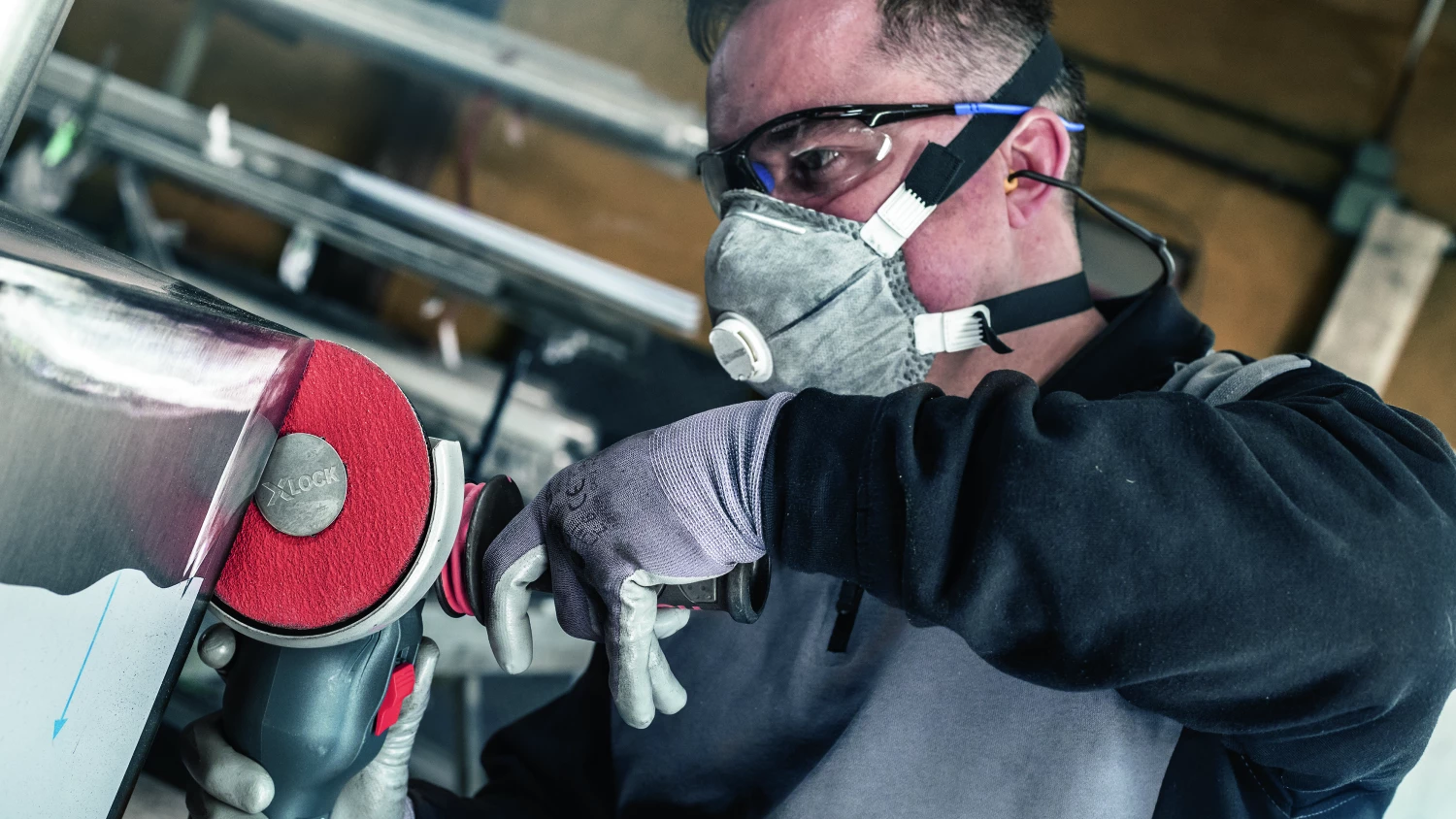 Bosch 2608619186 PRO R780 Disque fibre X-Lock - 125 mm - K80-image