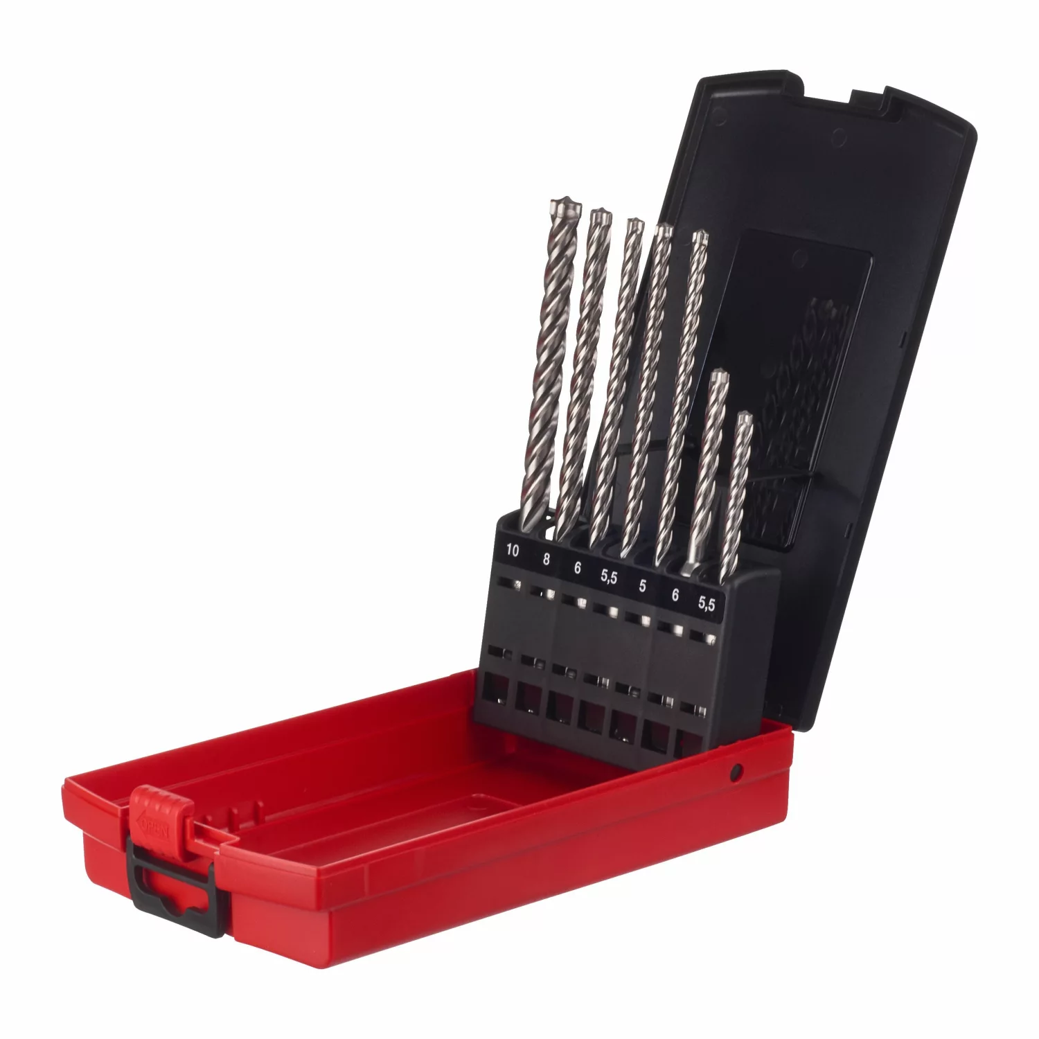 Milwaukee 4932478626 SDS-plus MX4 hamerboor set (7-delig) - 4-kanten snijdend-image