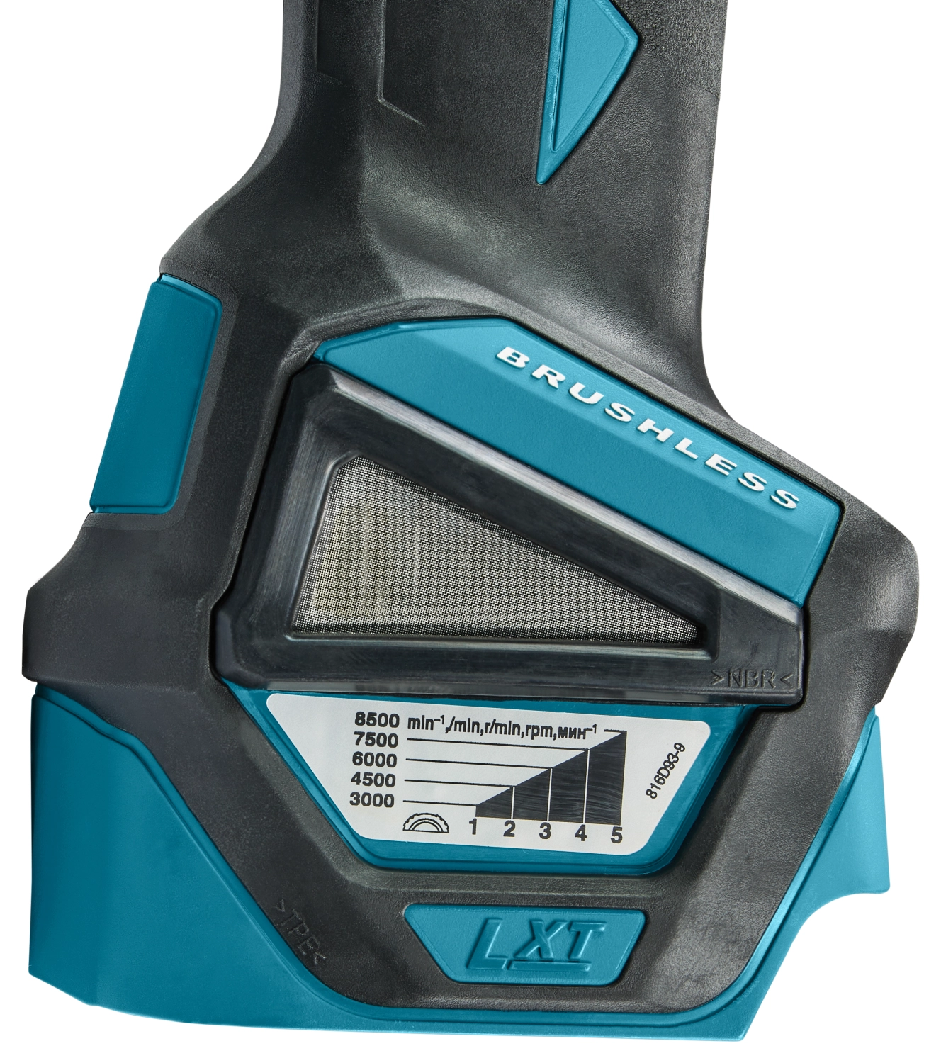 Makita DGA511RTJ 18V Li-Ion Accu haakse slijper set (2x 5.0Ah accu) in Mbox - 125mm - koolborstelloos-image