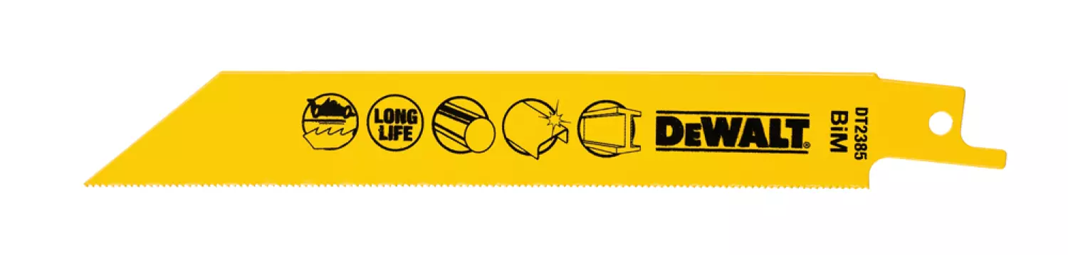 DeWALT DT2385 Reciprozaagblad - 152 x 1,1mm - Metaal (5st)-image