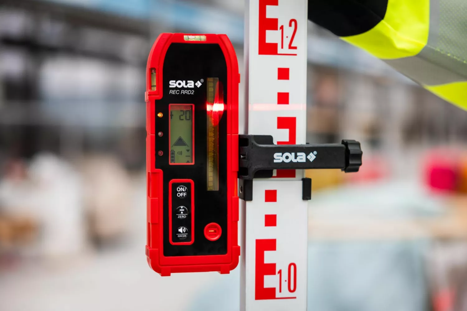 Sola REC RRD2 Ontvanger + houder voor rotatie laser - 300 m-image