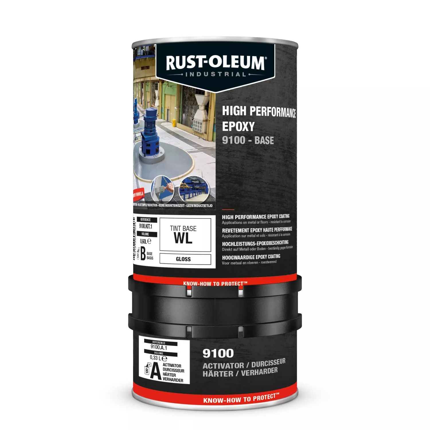 Rust-Oleum 9100 Epoxy Coating Kit - 1L-image