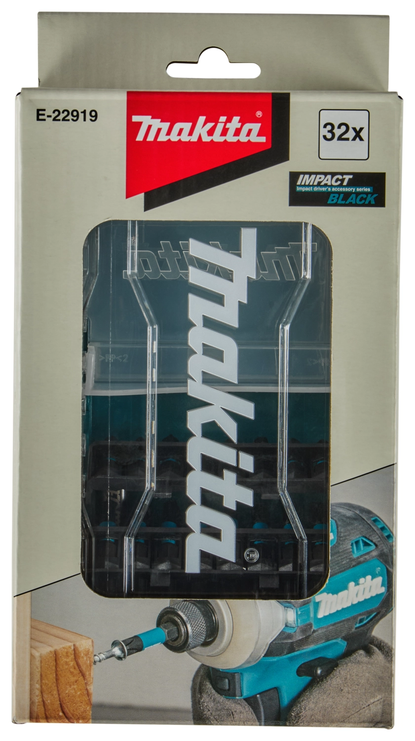 Makita E-22919 32-delige Schroefbitset Impact Black-image