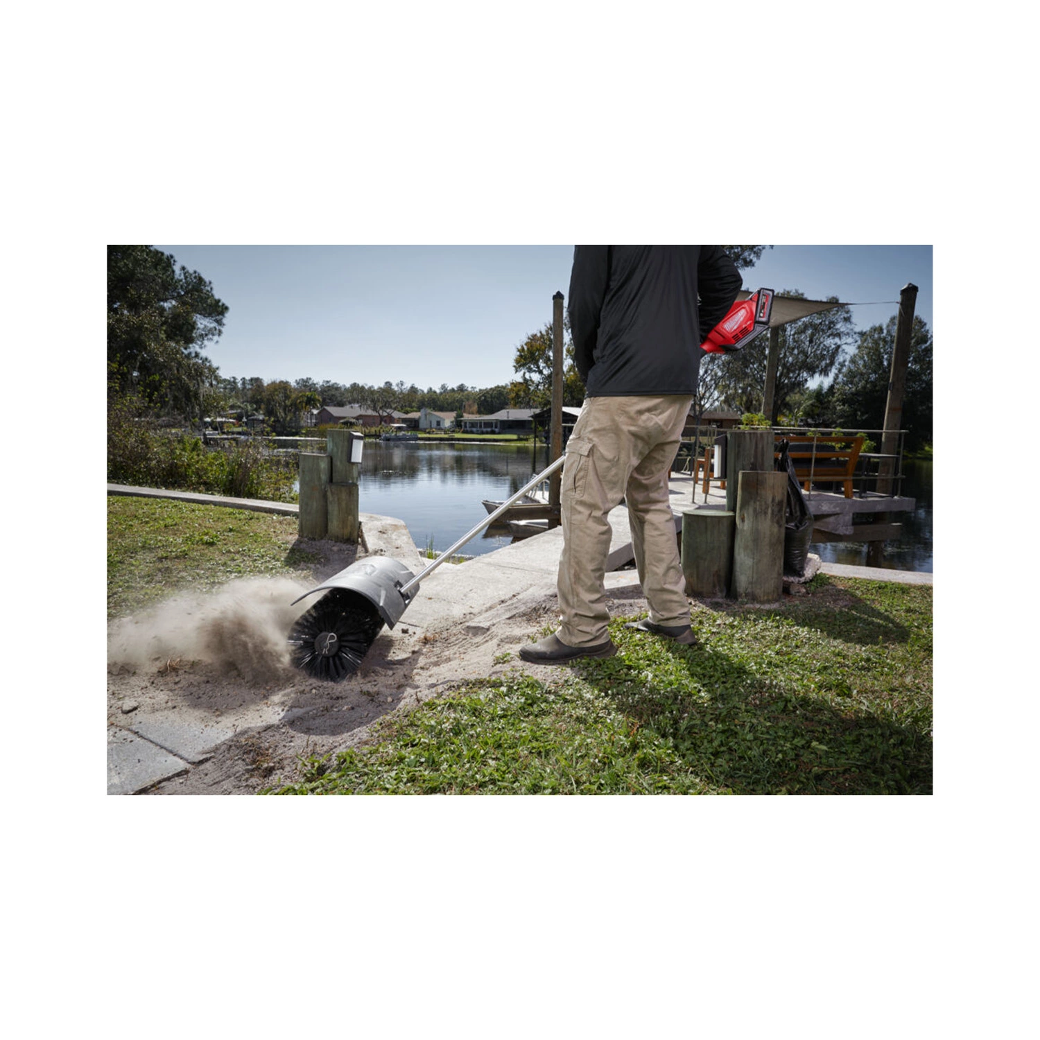 Milwaukee M18 FOPH-BBA Quik-Lok borstel opzetstuk - 58cm-image