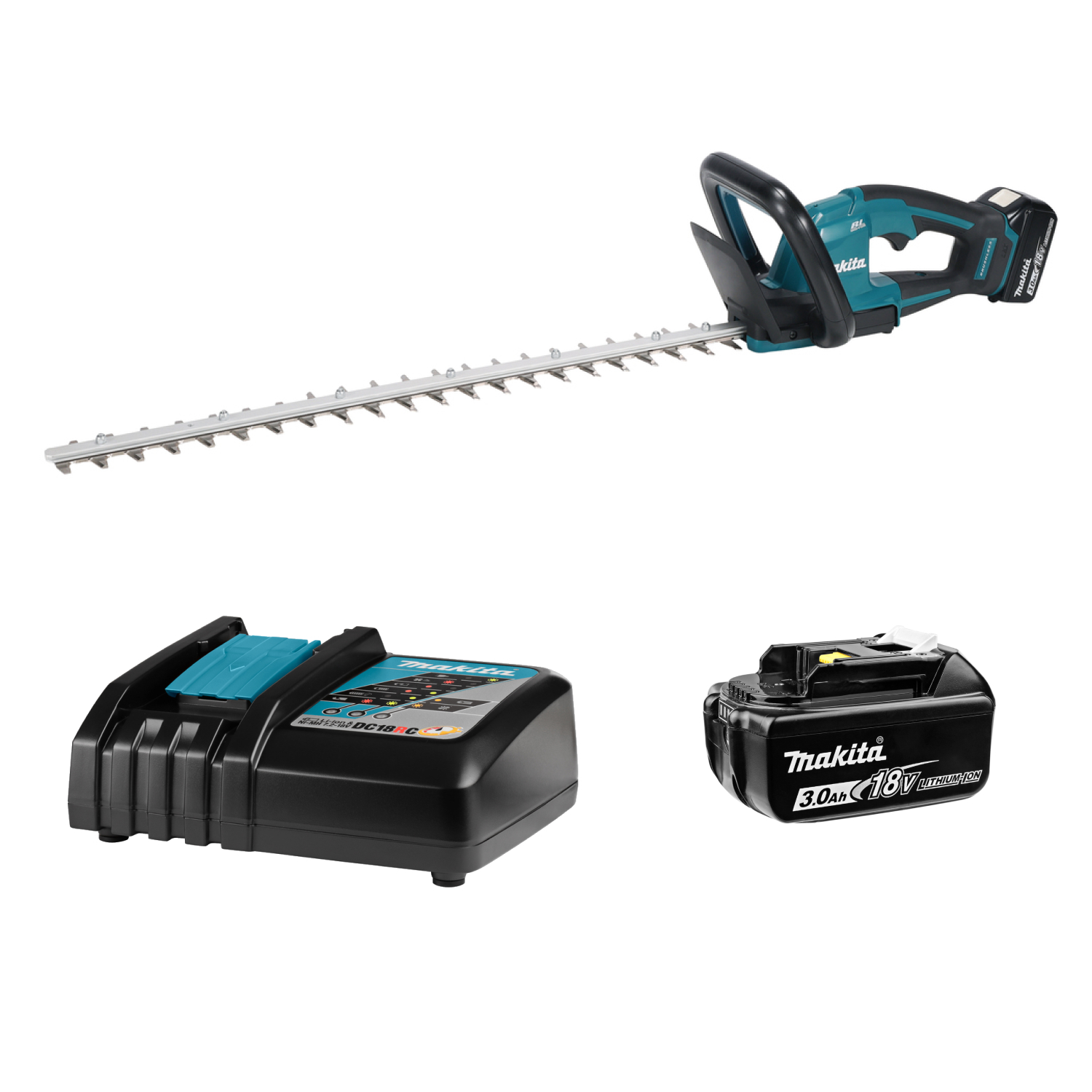 Makita DUH606RF Taille-haie sans fil - LXT 18V - 1 batterie 3,0Ah - 600 mm-image