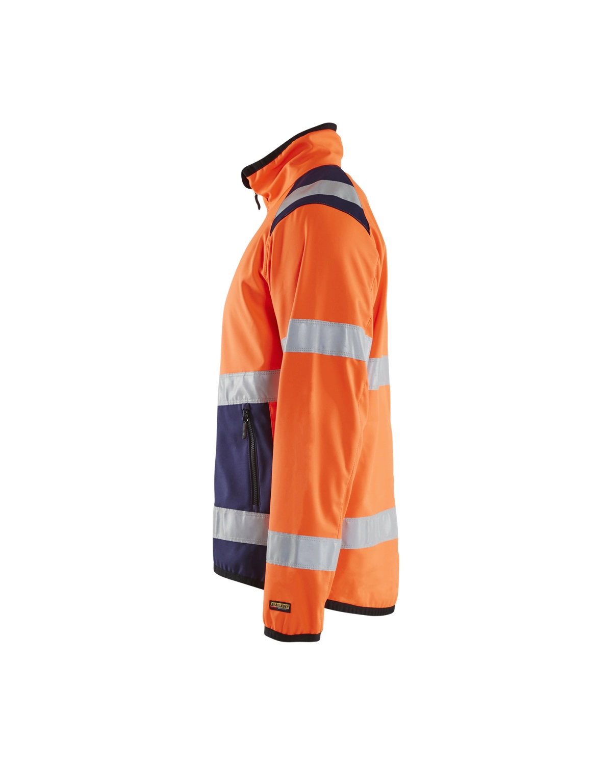 Blåkläder 4877 Softshell jack High Vis - high-vis oranje/marineblauw - M-image