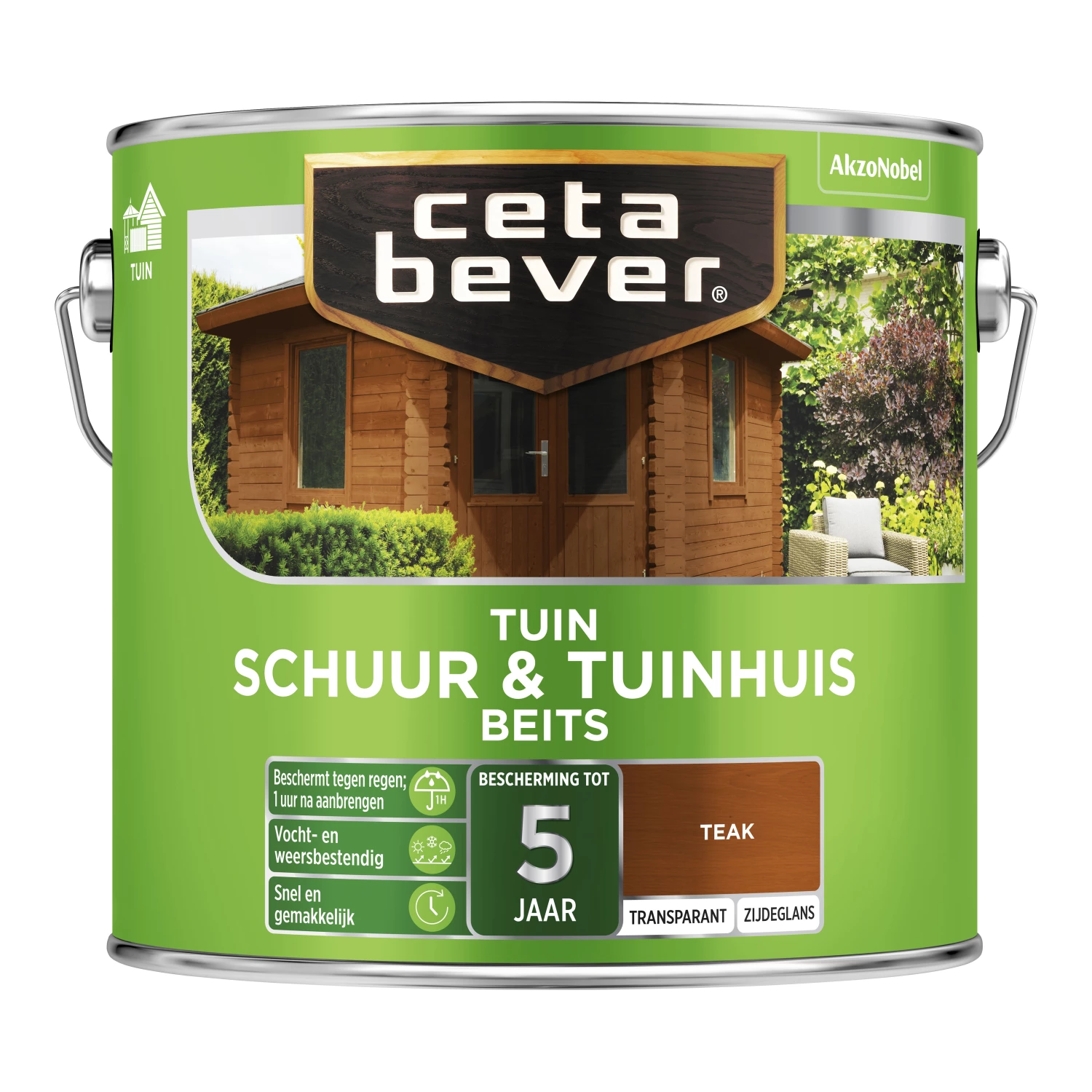 Cetabever Tr Schuur- & Tuinhuis Beits - Teak - 2,5L-image