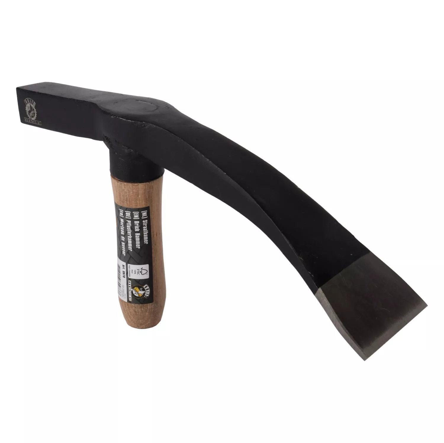 Orit SH70 Straathamer - houten handgreep - 70mm-image