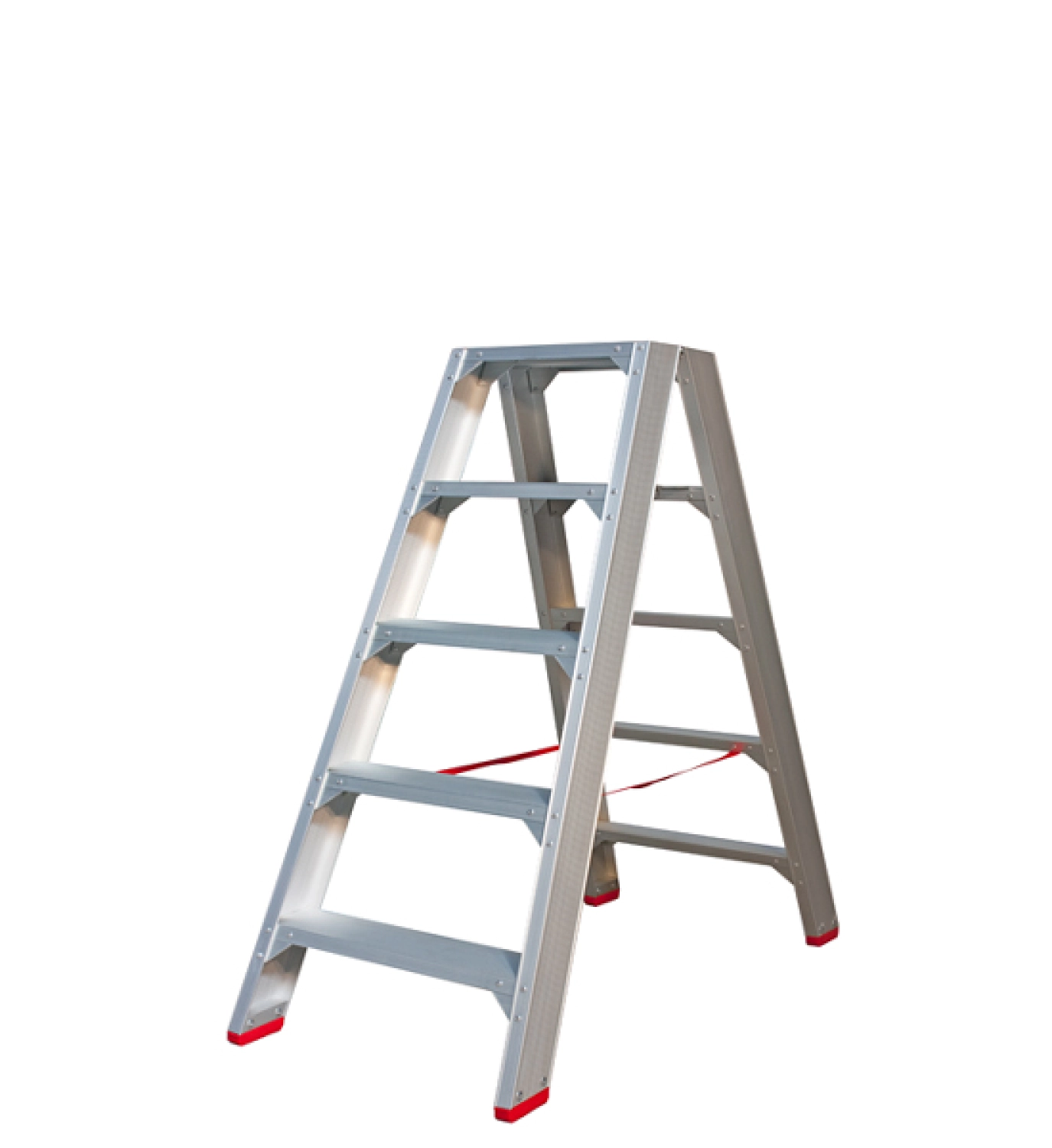 Little Jumbo 4741000205 Échelle double - Aluminium - 2 x 5 marches - hauteur de travail max. 3,20 m.-image