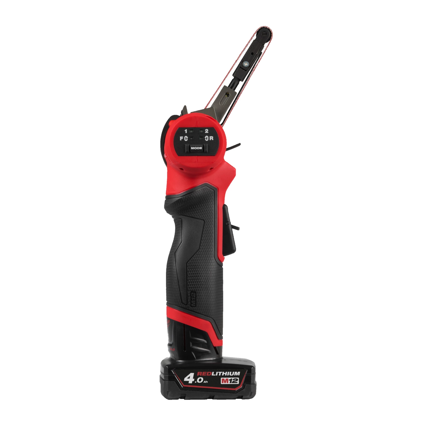 Milwaukee M12 FBFL10-402B FUEL™ bandvijl (2x 4.0 Ah accu) in transporttas - 10mm-image