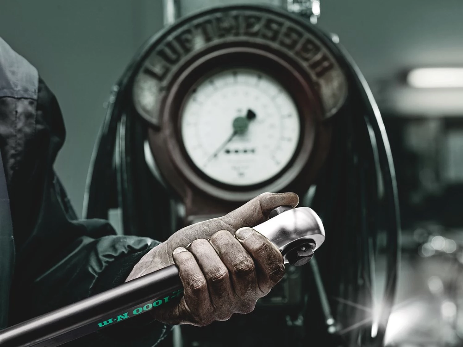 Wera 05075631001 Click-Torque E 1 Push R/L Draaimomentsleutel - 200-1000 Nm - doorsteekvierkant 3/4" - Rechts/Links-image
