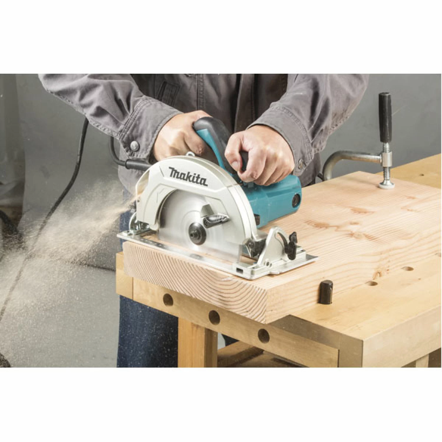Makita HS7611 Cirkelzaag incl. Mforce zaagblad - 1600W - 190 x 30mm-image