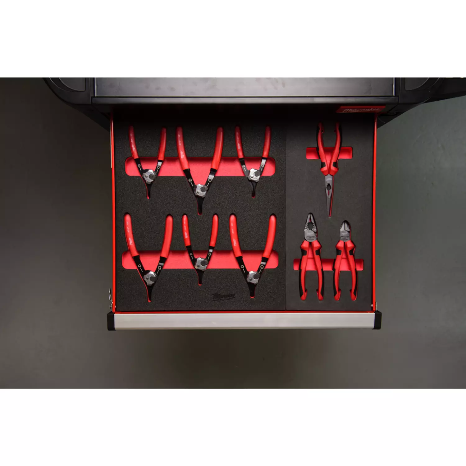 Milwaukee 4932493256 Ensemble de pinces 3 pièces dans une mousse de protection-image