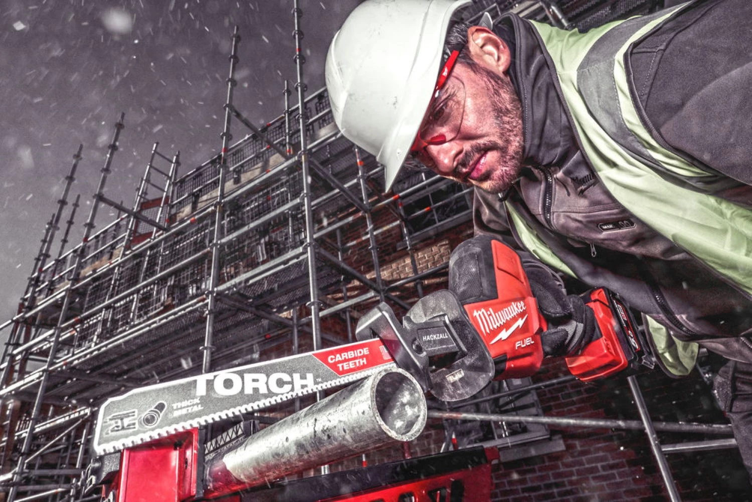 Milwaukee M18 FHZ-502X 18V Li-Ion accu Reciprozaag set (2x 5,0Ah accu) in HD Box - 22mm-image