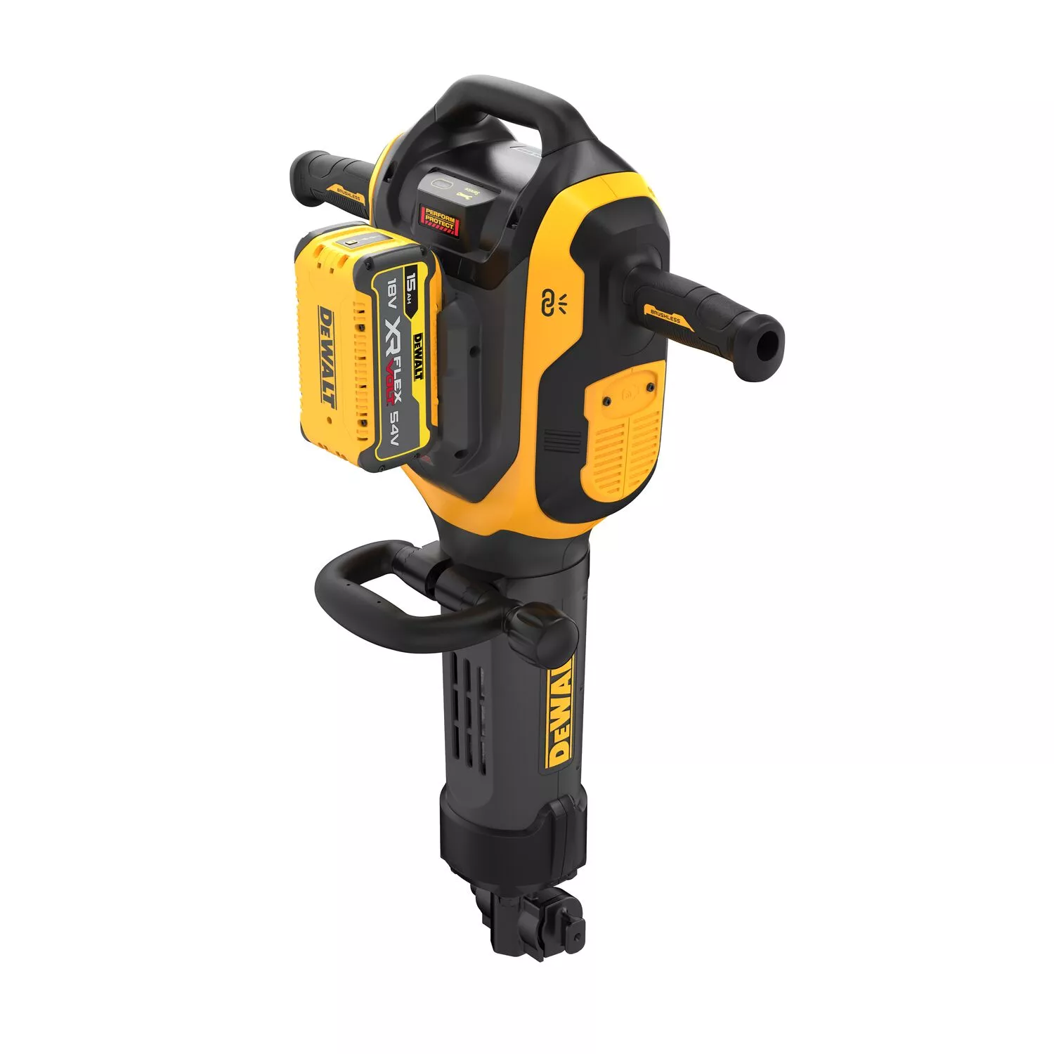 DeWALT DCH966Z2 Ensemble de marteau-perforateur HEX à batterie Flexvolt Li-ion 54 V (2 batteries 15,0 Ah) - 41 J-image