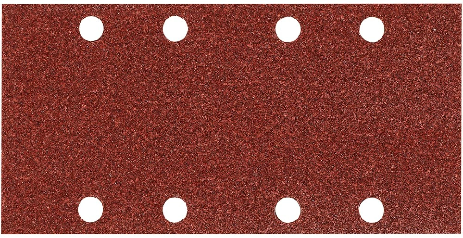 Makita P -31893 Feuille de ponçage plat rouge , grains 80 , 93 x 185 mm (10 pcs)-image