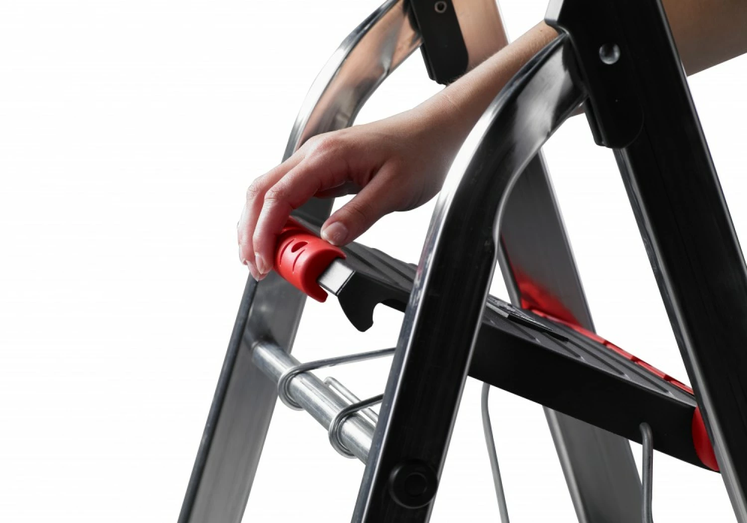 Altrex Double Decker Huishoudtrap - Aluminium - 6 treden - max. werkhoogte 3,25m-image