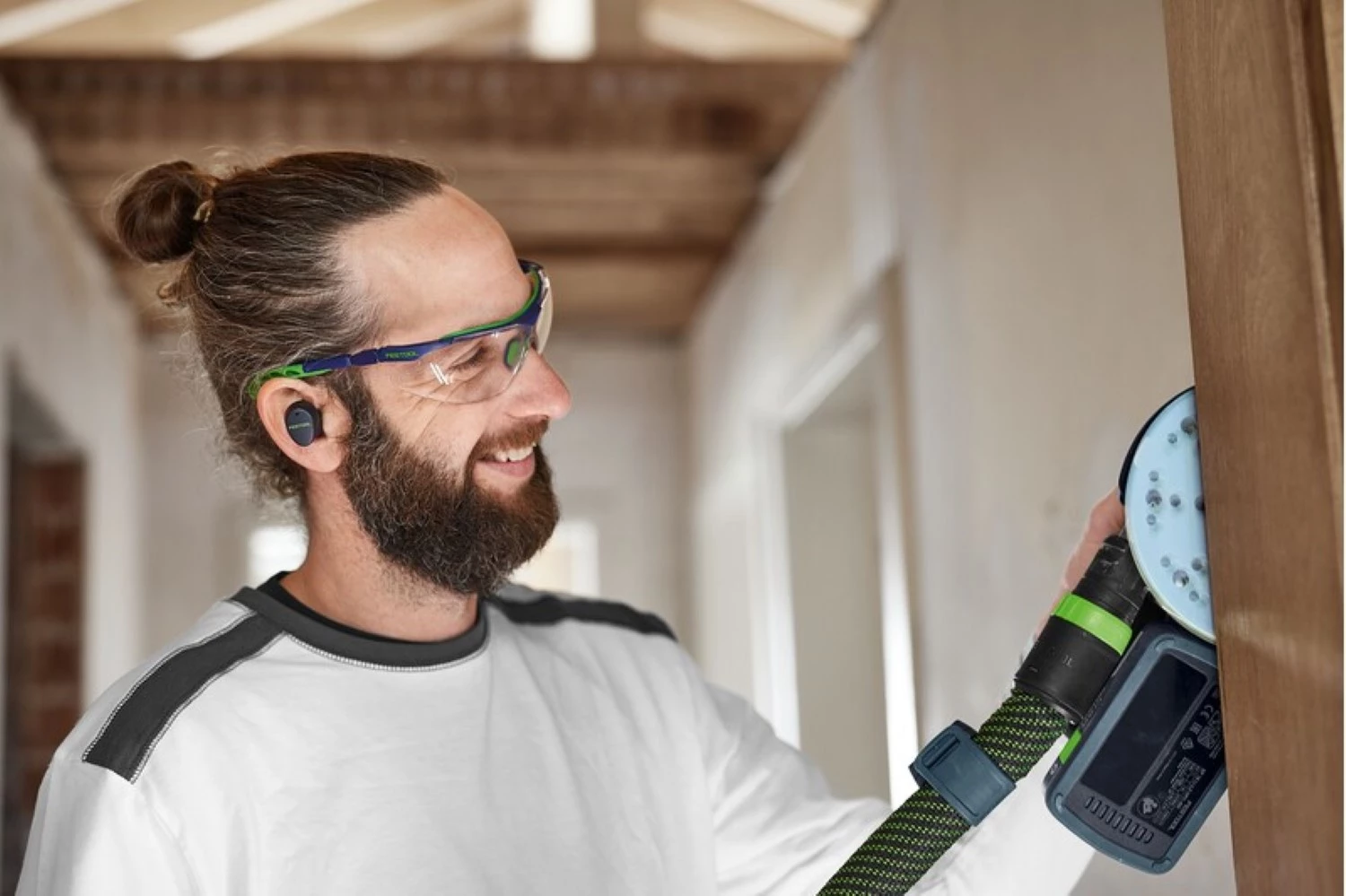 Festool ETSC 2 150 4 I-Plus 18V Accu Excenterschuurmachine set (2x 4Ah) in systainer - 150mm-image