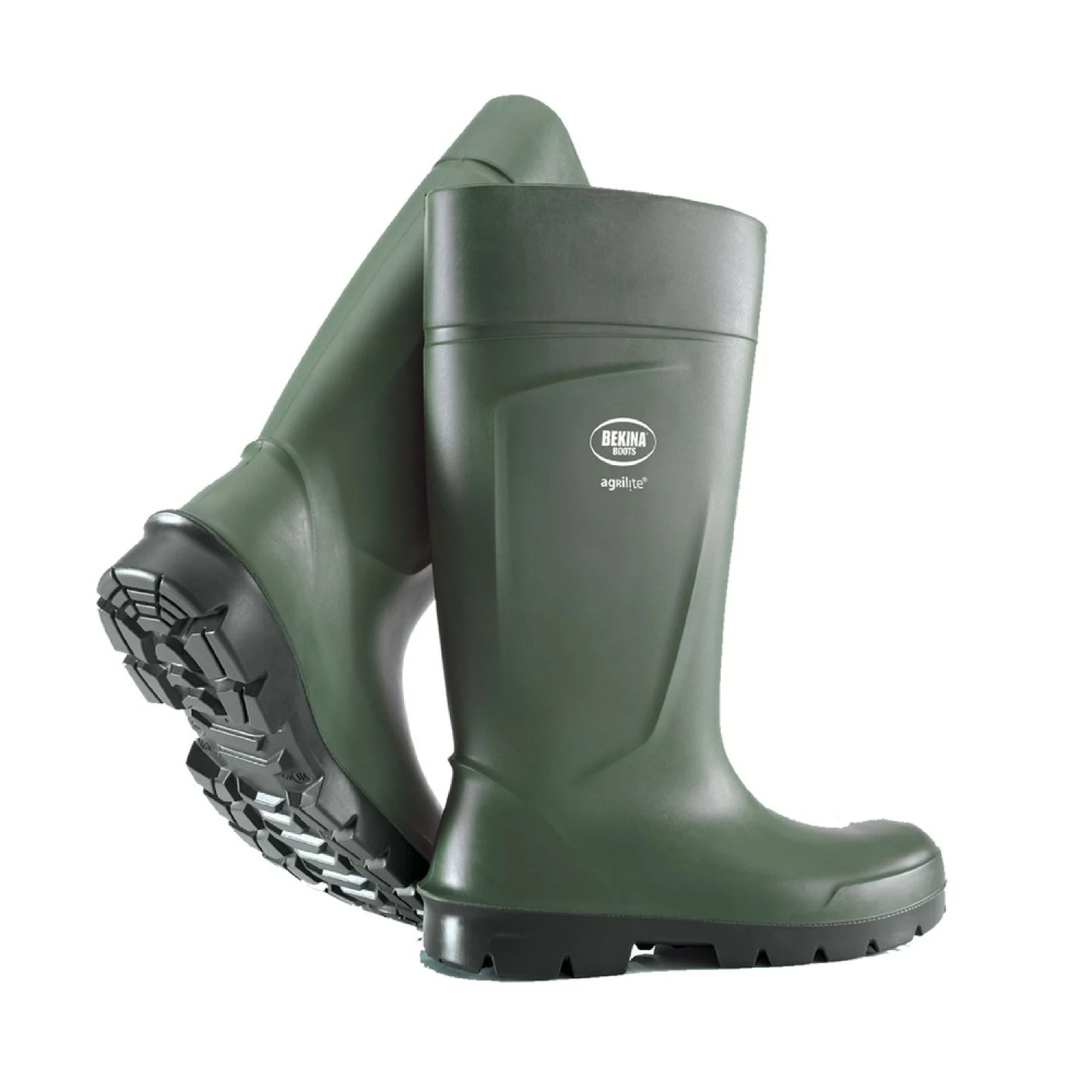 Bekina Boots Steplite Easygrip S4 Vert-Noir, Pointure 47