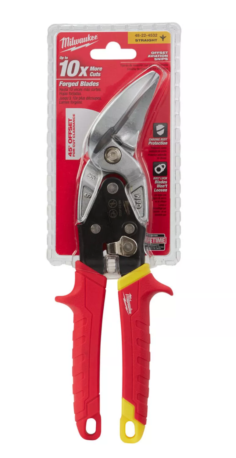 Milwaukee 48224532 Blikschaar - 260mm - gebogen-image