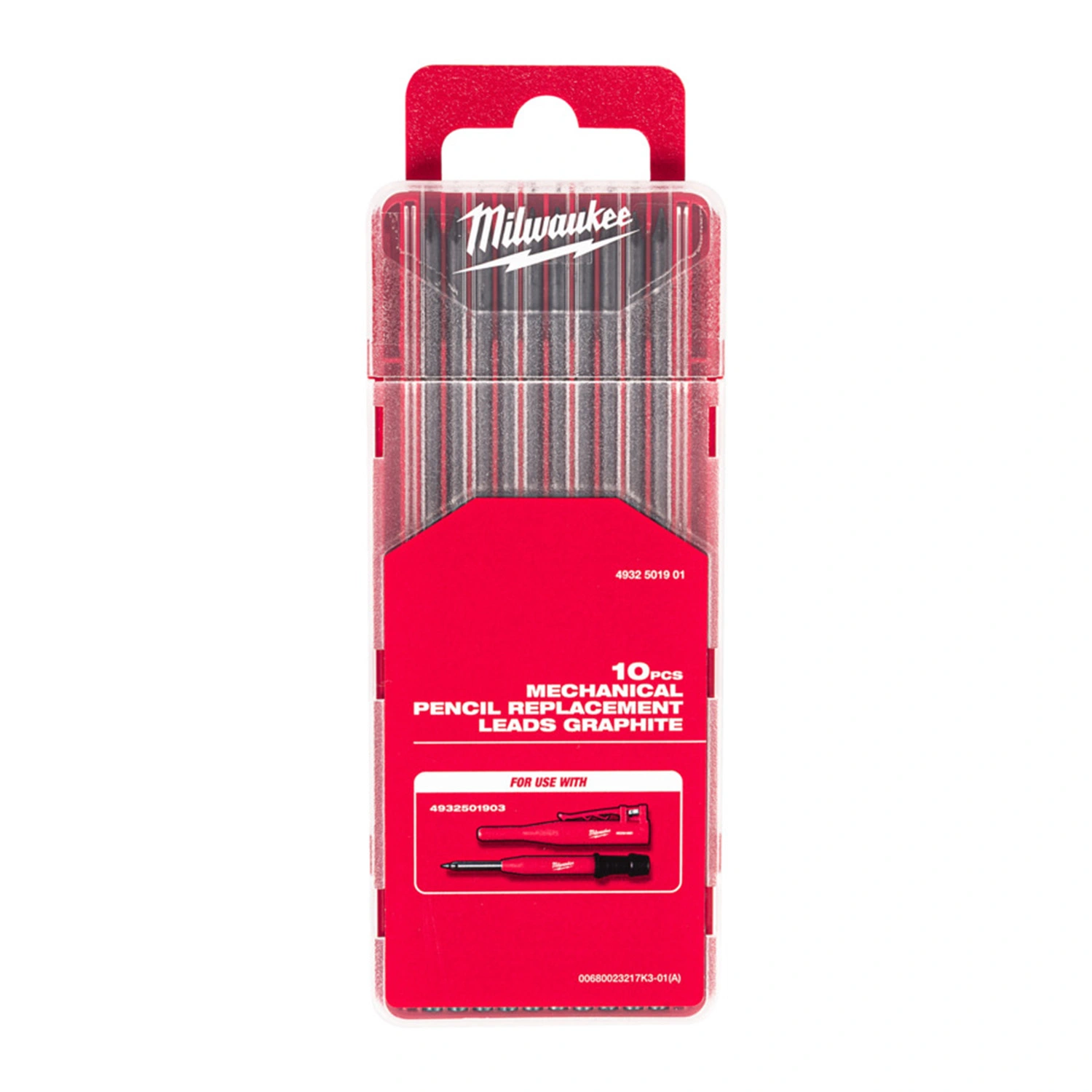 Milwaukee 4932501901 Grafiet leads navulling voor mechanisch constructiepotlood (10st)