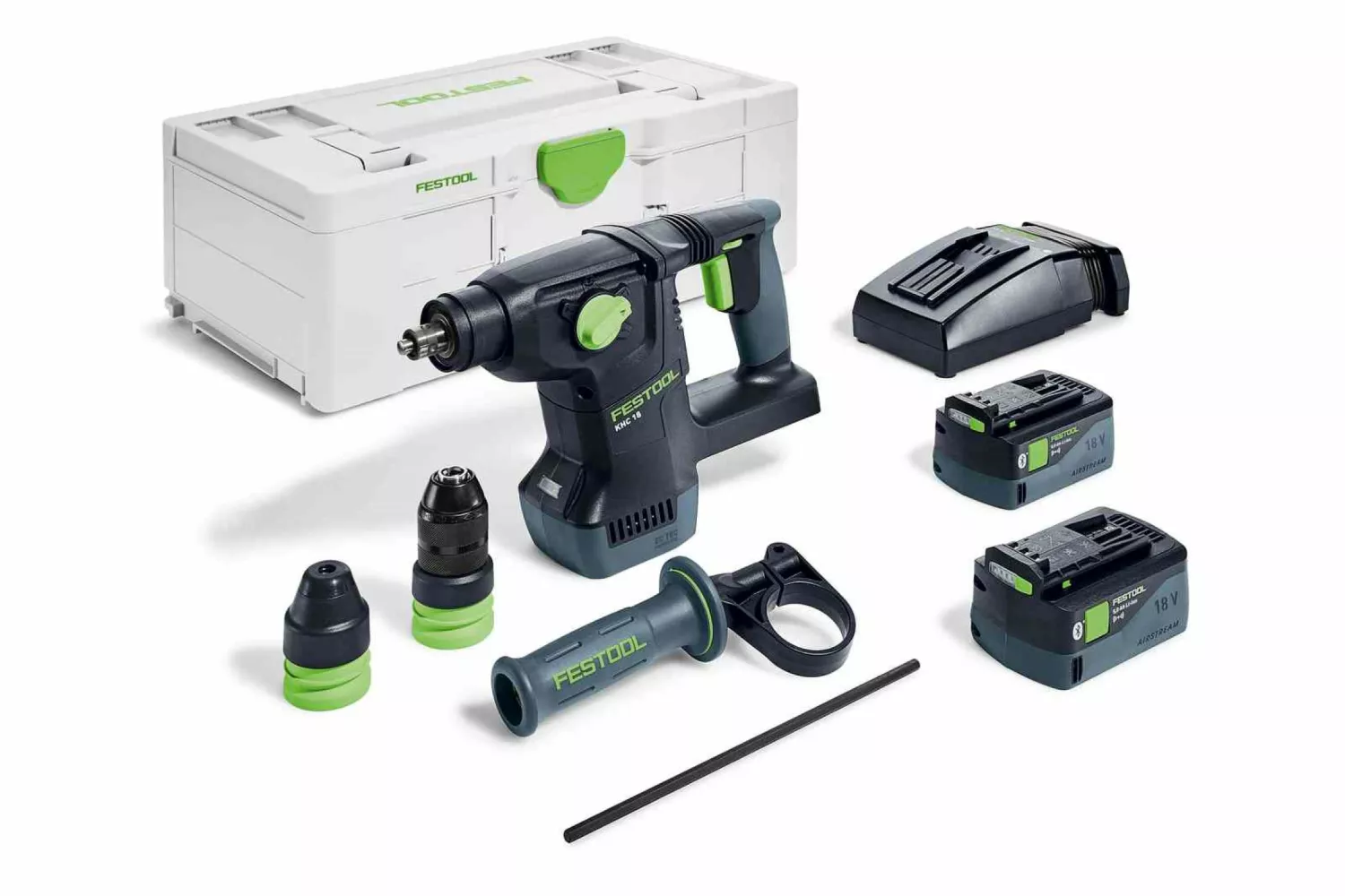 Festool KHC 18 5,0 EBI-Plus Accu-combihamer (2x 5.0Ah accu) in systainer-image