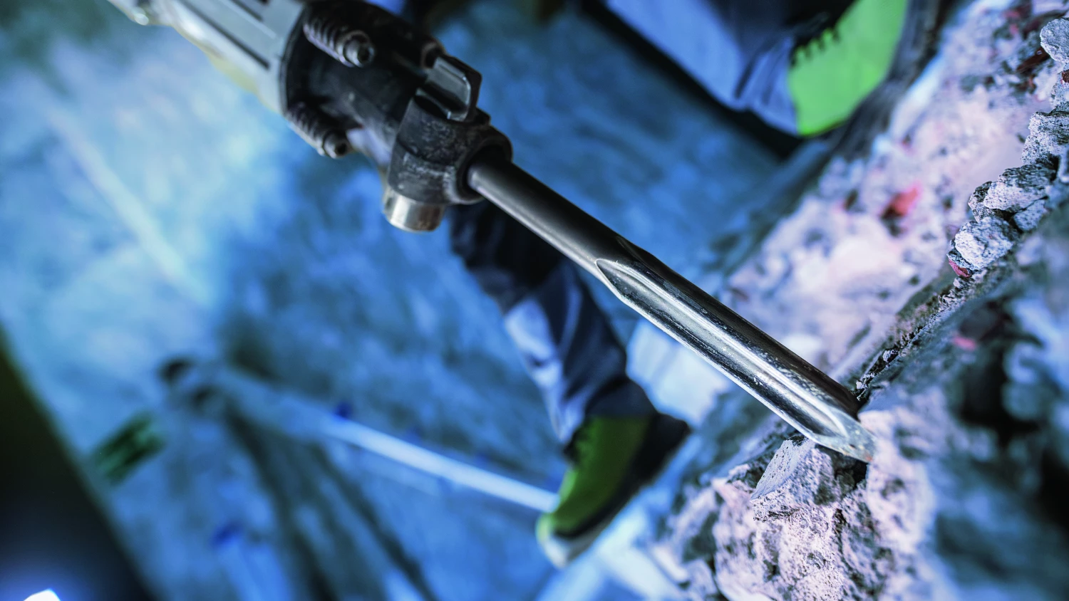 Bosch 2608690111 - Burin pointu à queue six pans, 30 x 400 mm-image