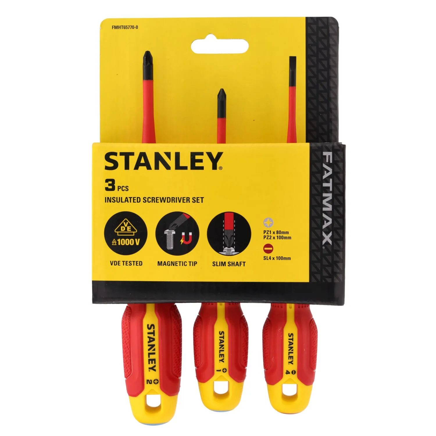 Stanley FMHT65770-0 FATMAX 3-delige VDE Schroevendraaierset - PZ/SL
