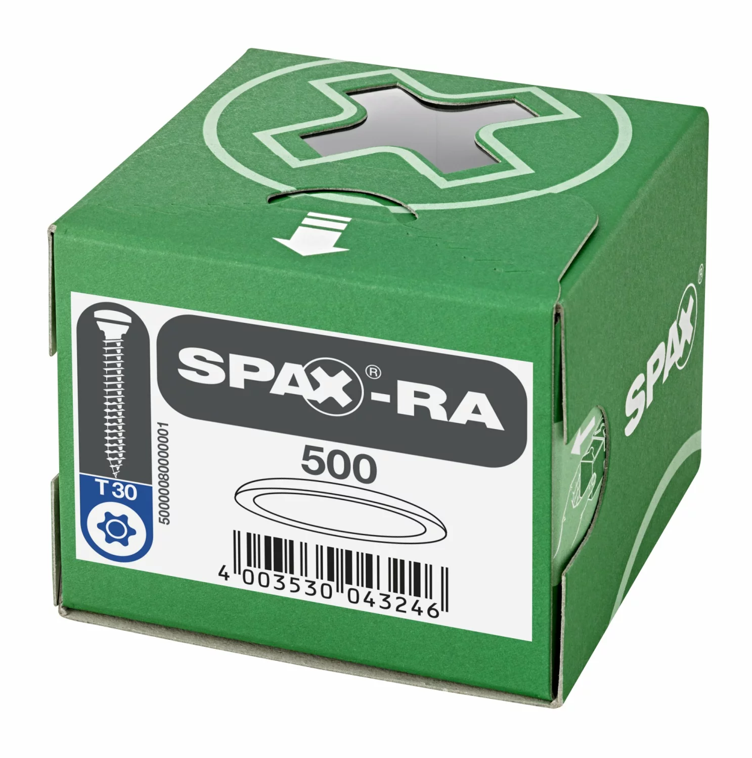 SPAX 50000080000001 Kunststof kapjes wit voor SPAX-RA Platverzonken kop schroef - 500 stuks-image