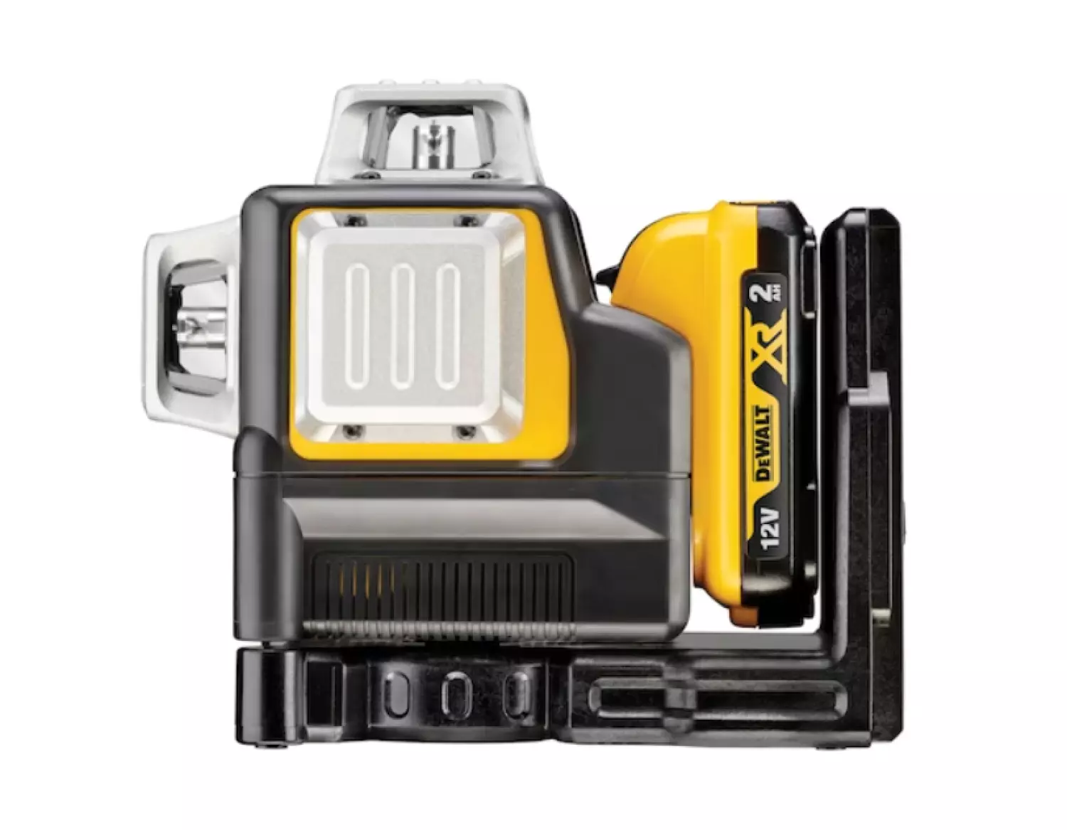 DeWALT DCE089D1G 10,8 V Li-Ion batterie auto-nivelant 3x 360 degrés laser multiligne kit (1x 2,0 Ah batterie) dans un coffret - 3 lignes - 30 m - vert-image