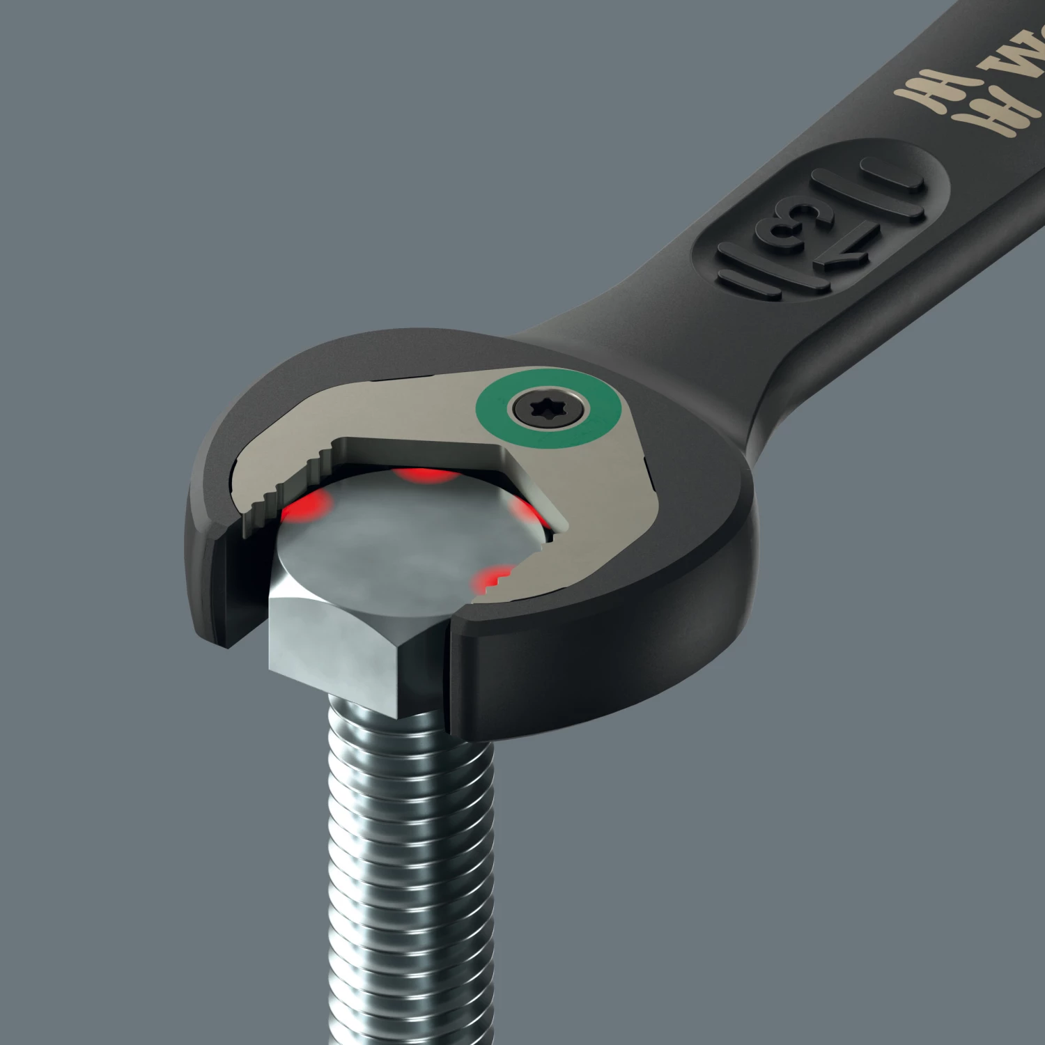 Wera 05020017001 11-delige 6000 Joker Black Edition 11 Set 1 Steek-ringratelsleutelset in etui - 8-19mm-image