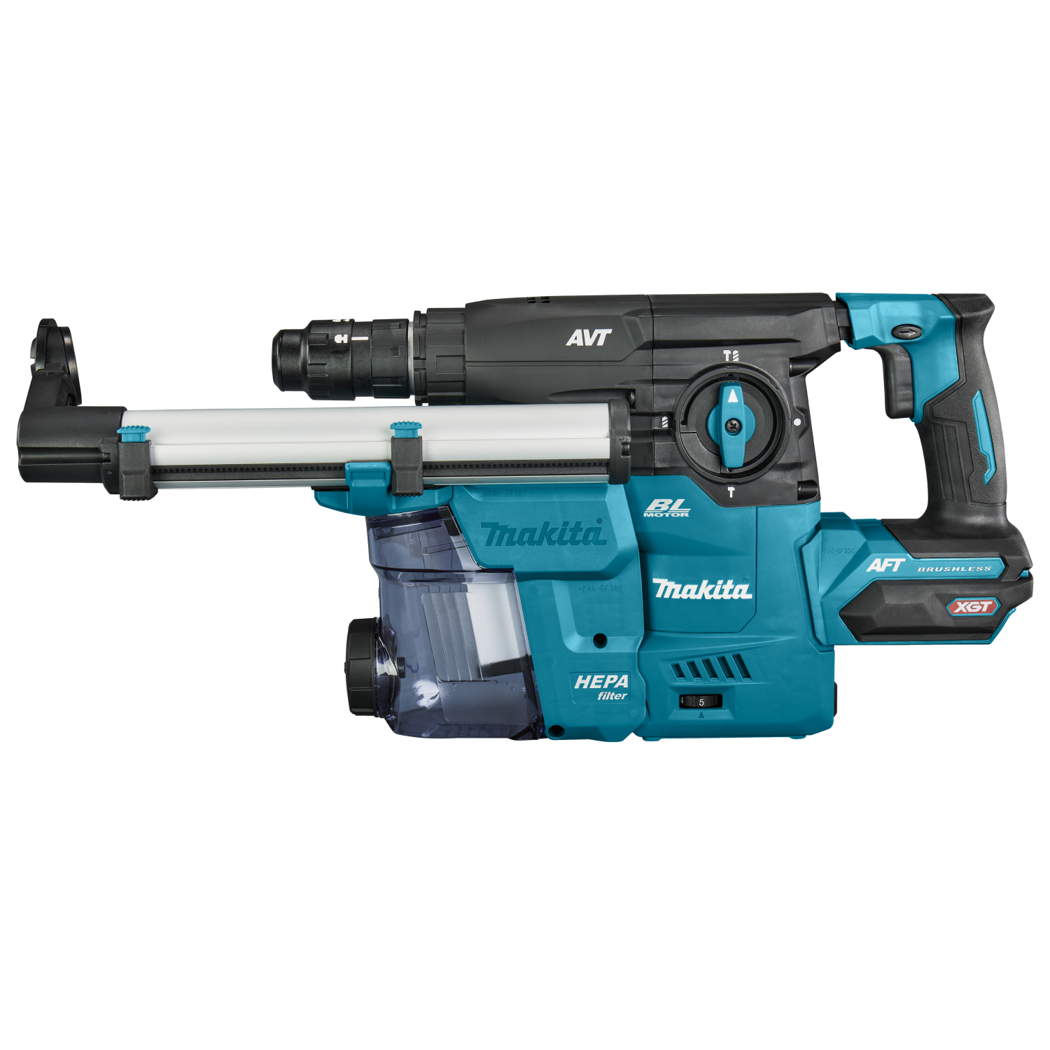 Makita HR009GZ02 XGT 40V Max Combihamer body met stofafzuiging in kunststof koffer - 3,9 J-image