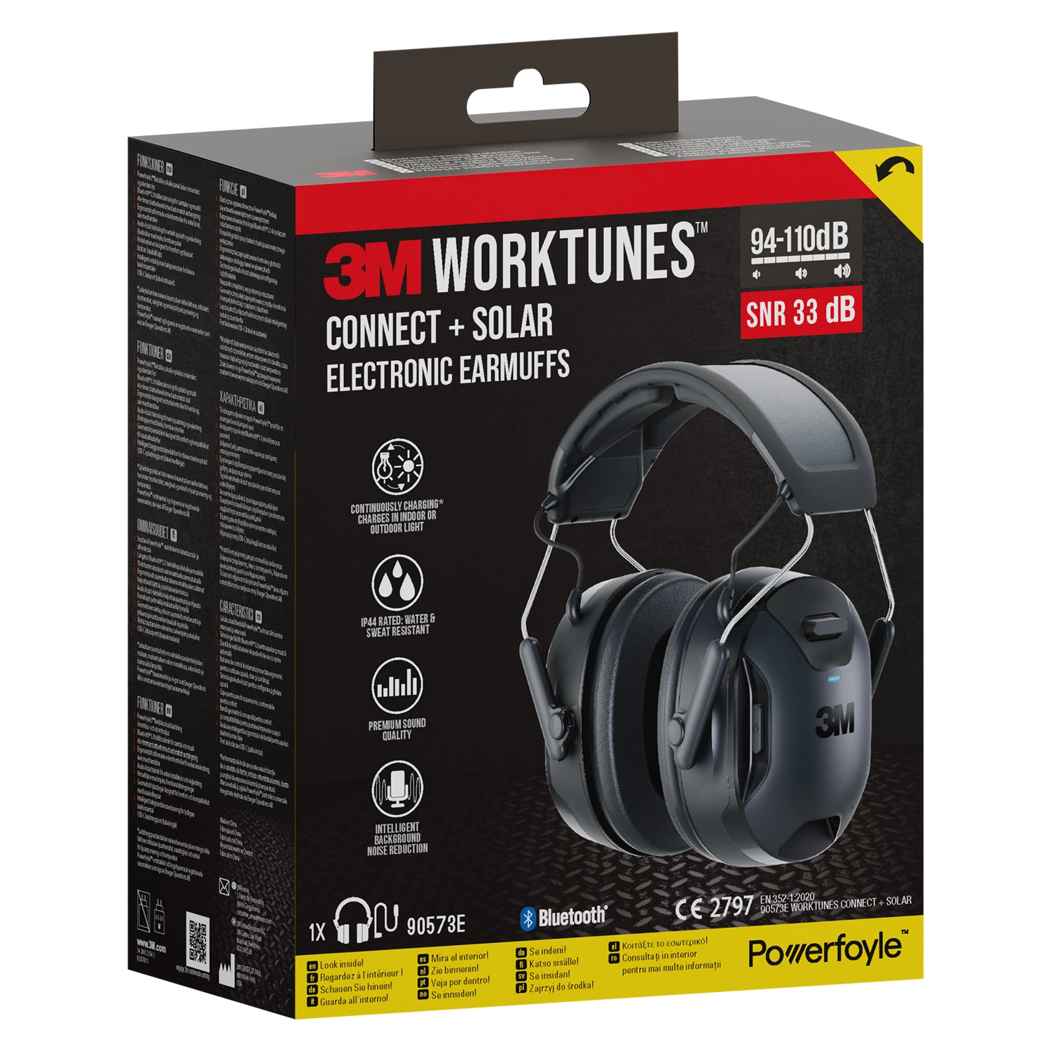 3M Worktunes Connect Solar Casque Anti-Bruit Sans Fil-image