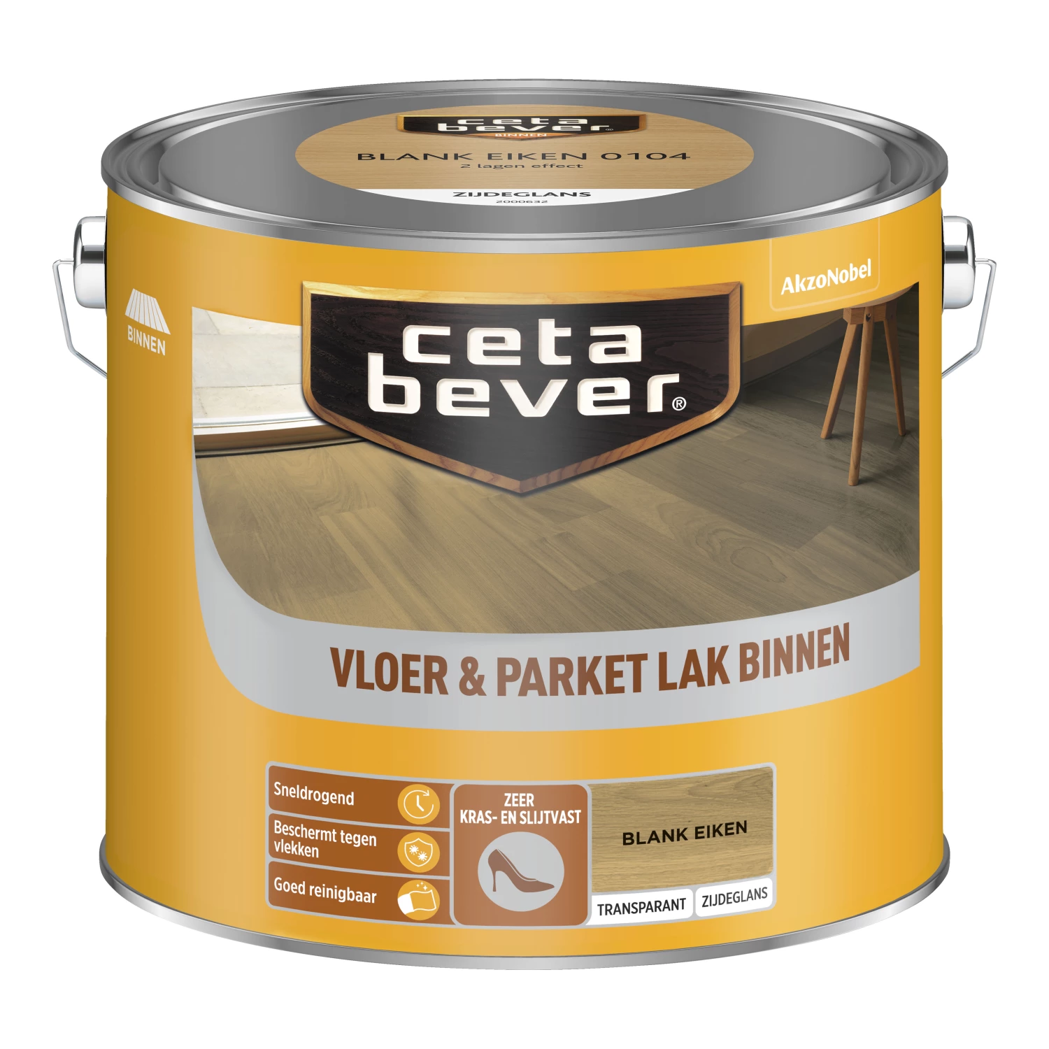 Cetabever Vloer- & Parketlak Transparant - Blank Eiken - 2,5L-image