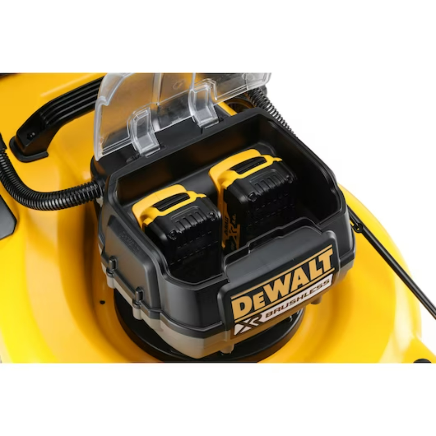 DeWALT DCMW564P2 18V Li-Ion Accu Grasmaaier set (2x 5.0Ah accu) incl. 1 opvangzak - 55L - 48cm-image