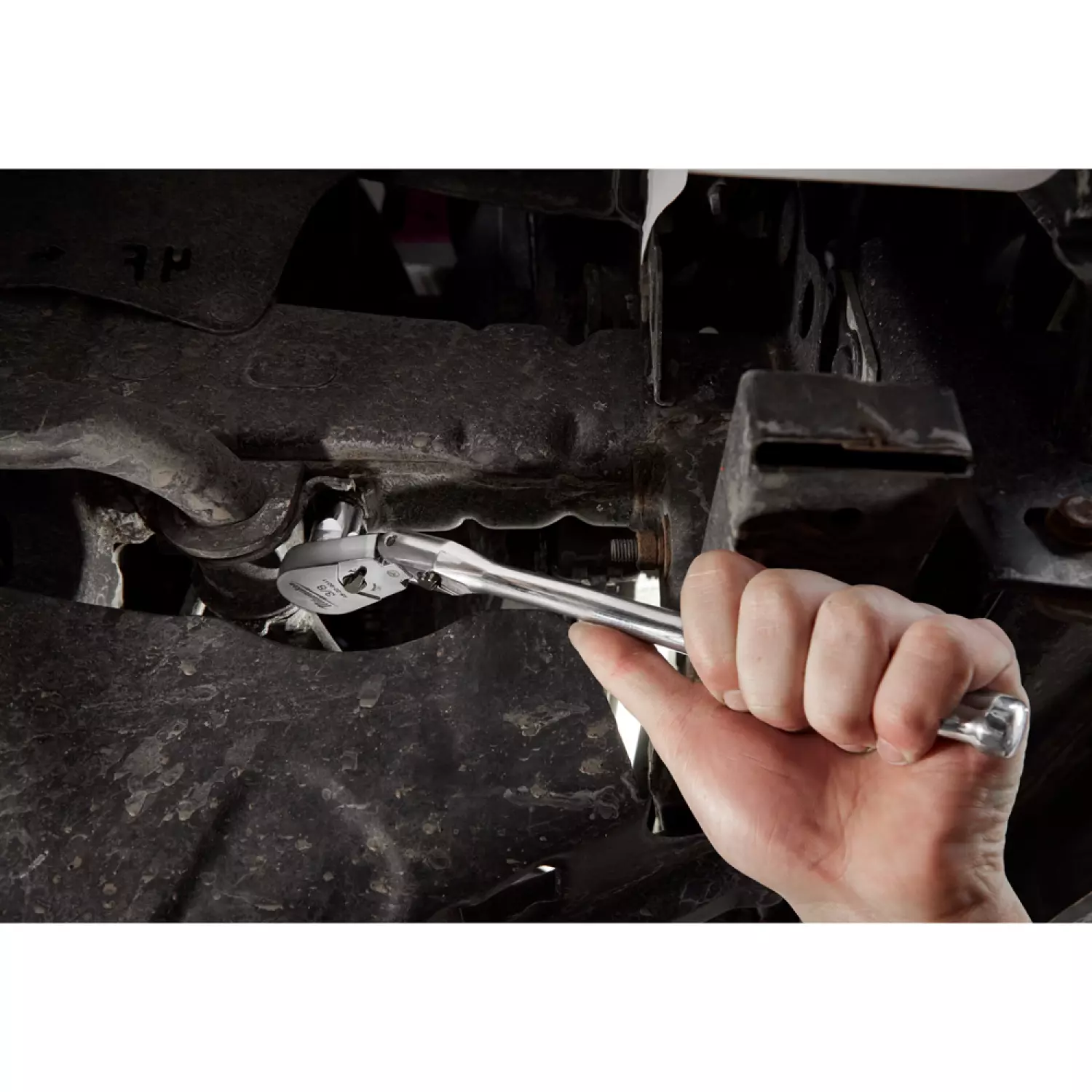 Milwaukee 4932479653 Clé à cliquet réversible 3/8" - tête flexible - 304 mm-image