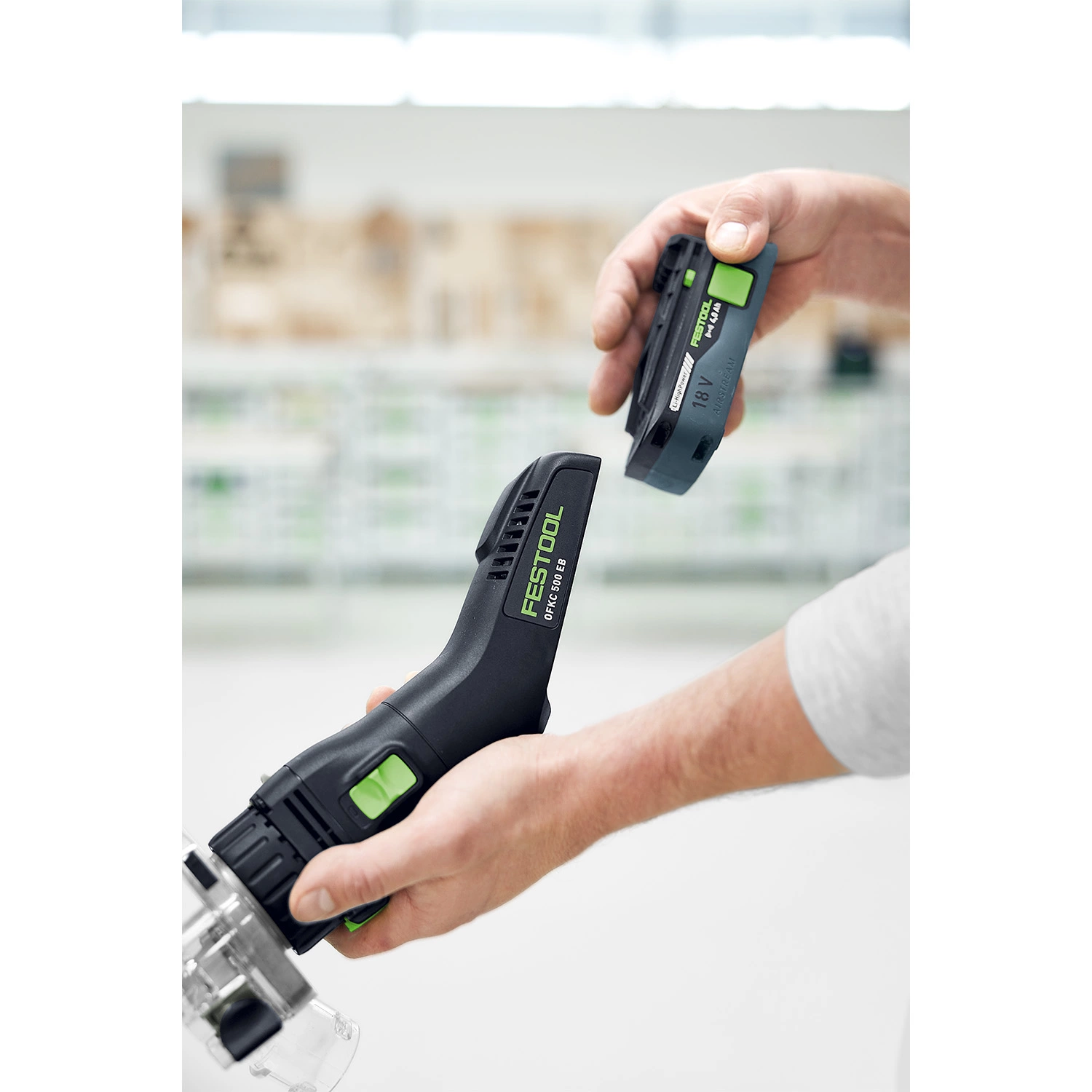 Festool OFKC 500 R3 EB-Basic 18V accu kantenfrees body in systainer-image