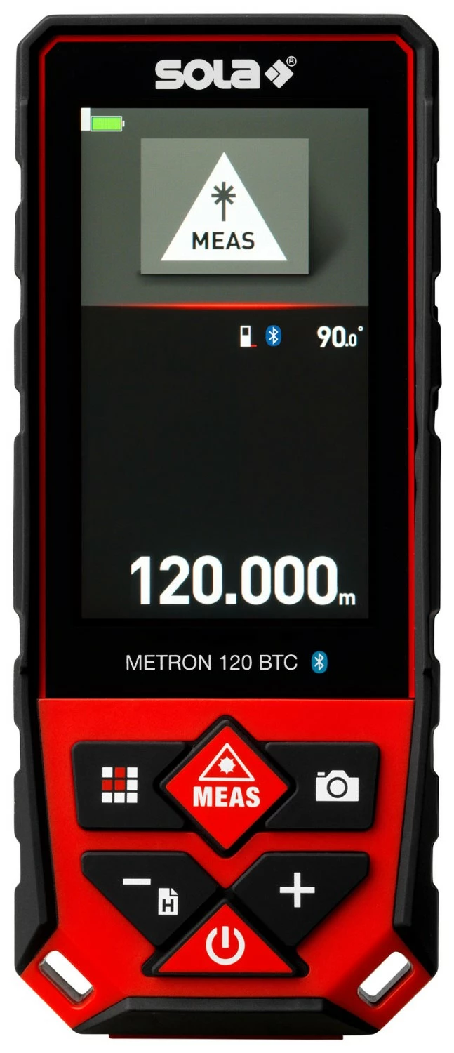 Sola METRON 120 BTC Afstandsmeter in tas - Bluetooth - 120m - IP65-image