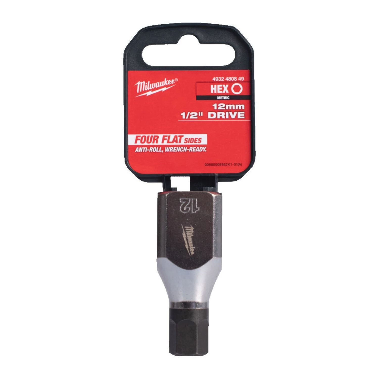 Milwaukee 4932480849 Dop - 1/2" FOUR FLAT™ - Hex 12mm-image