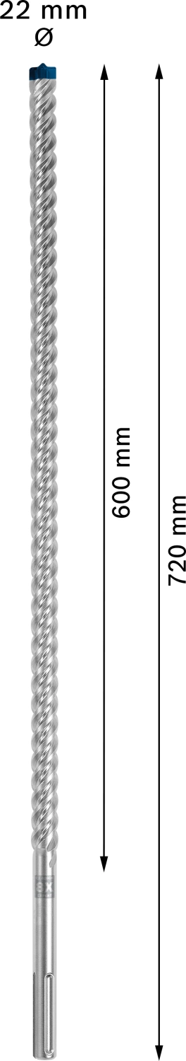 Bosch 2608900235 EXPERT Hamerboor SDS Max-8X - 22x600x720mm-image