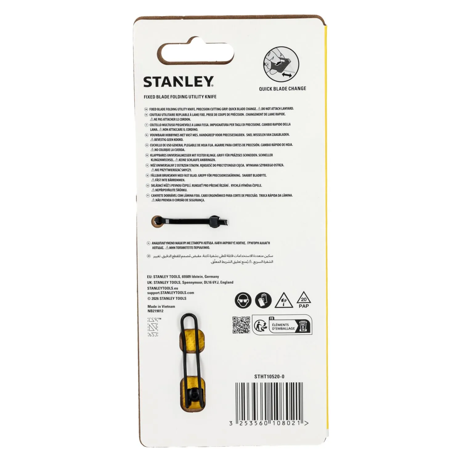 Stanley STHT10520-0 Zakmes Compact - vouwbaar