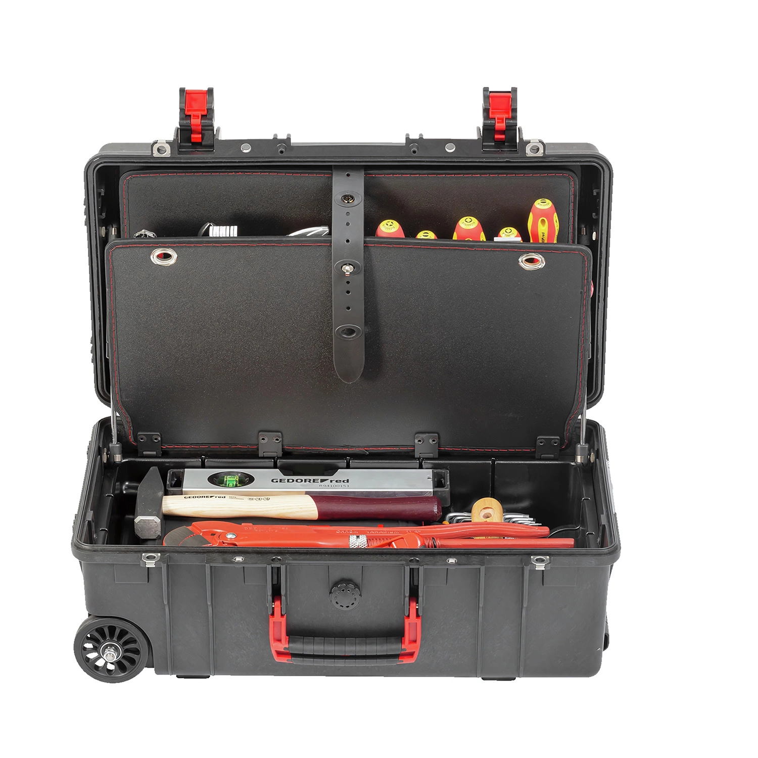 Gedore RED R21902072 Jeu d'outils de plomberie dans un chariot - 72 pièces-image