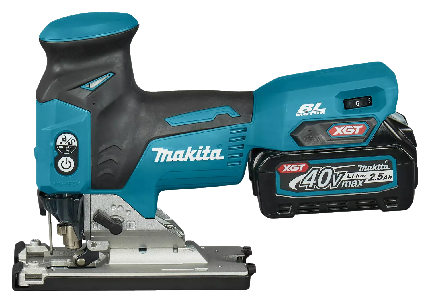 Makita JV001GD201 XGT 40V Max Li-ion accu decoupeerzaag Set in Mbox - Ergonomische greep-image