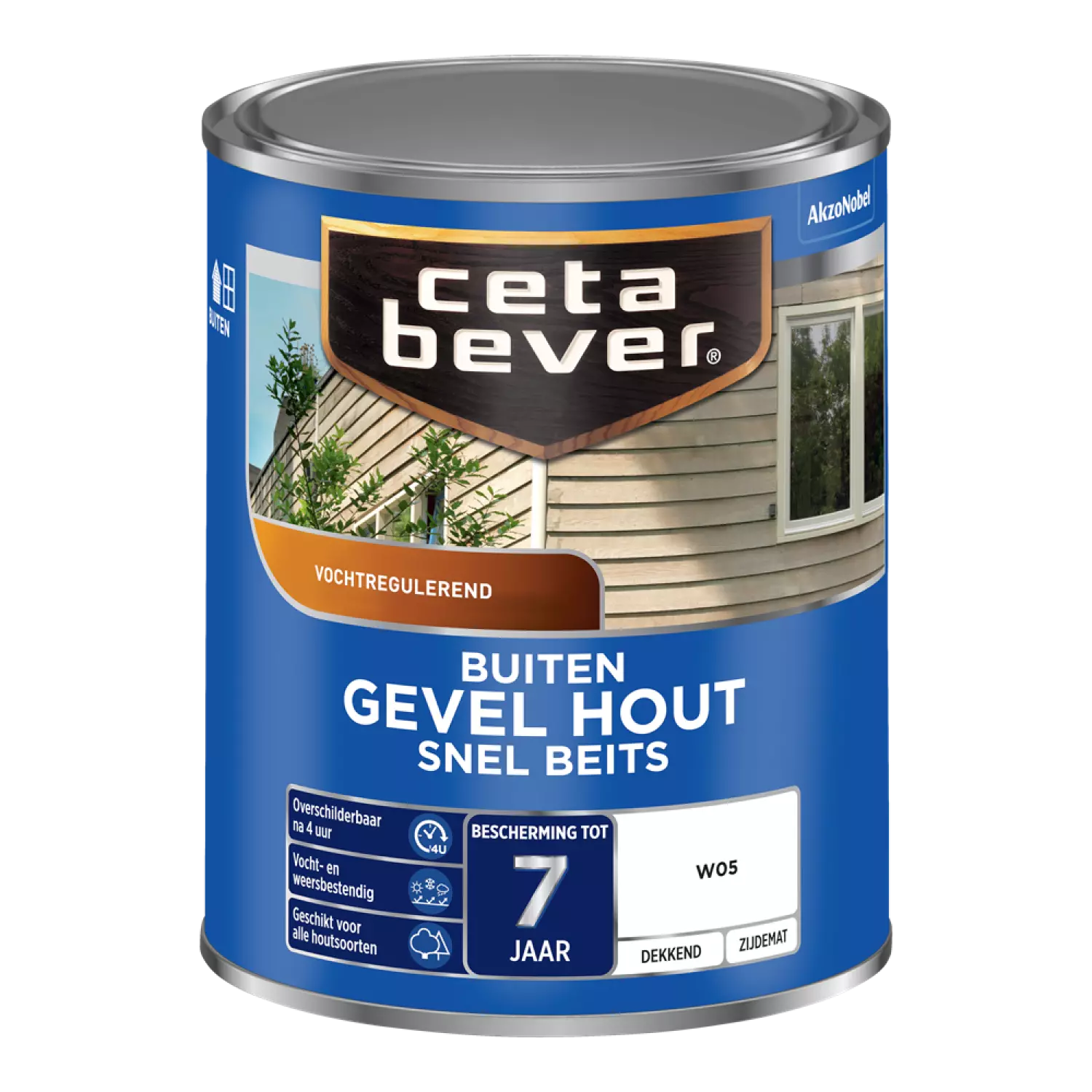 Cetabever Fast Stain Wood Facade opaque - mélange de couleurs - 1L-image